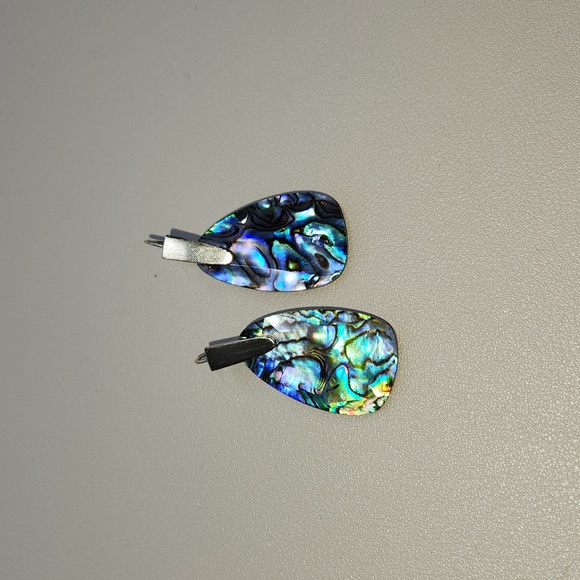 Kendra Scott Aragon Abalone Shell Stone Earrings - Picture 3 of 6